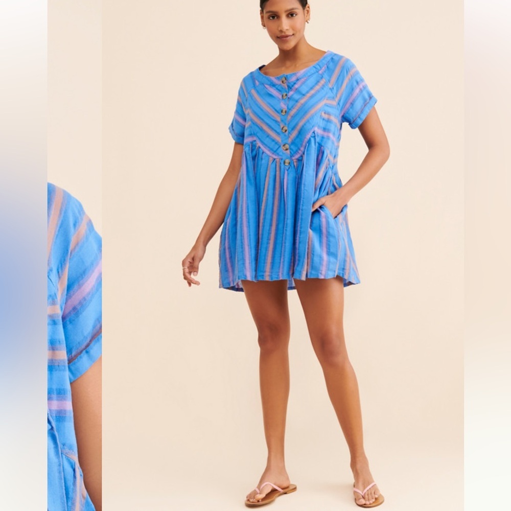 Free People Claire Mini Dress Size XS - Picture 3 of 9
